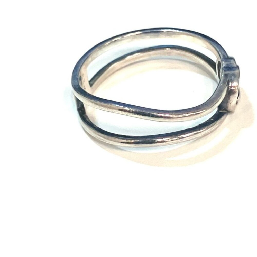 Gucci Interlocking Ring Silver 925 Size 12.5 Y2049 - Picture 4 of 7